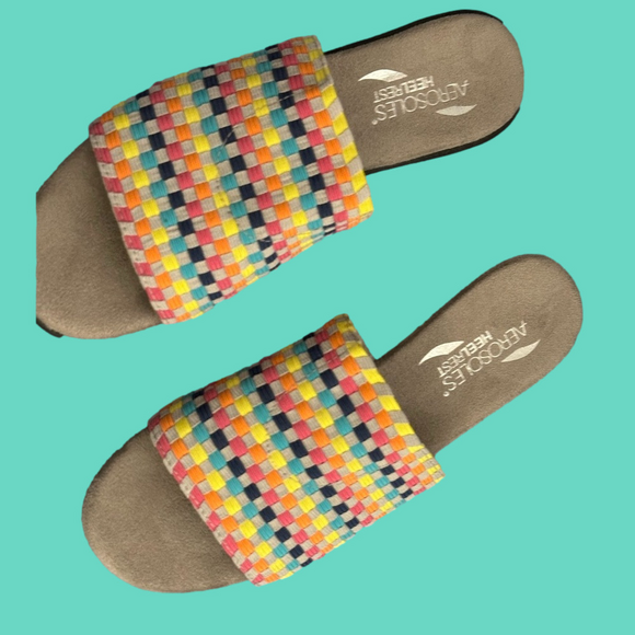 AEROSOLES Shoes - Aerosoles Women's Multicolor Slide Sandals